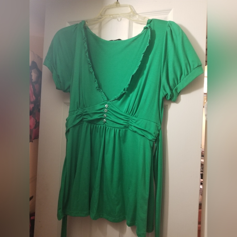 Green Women's Top